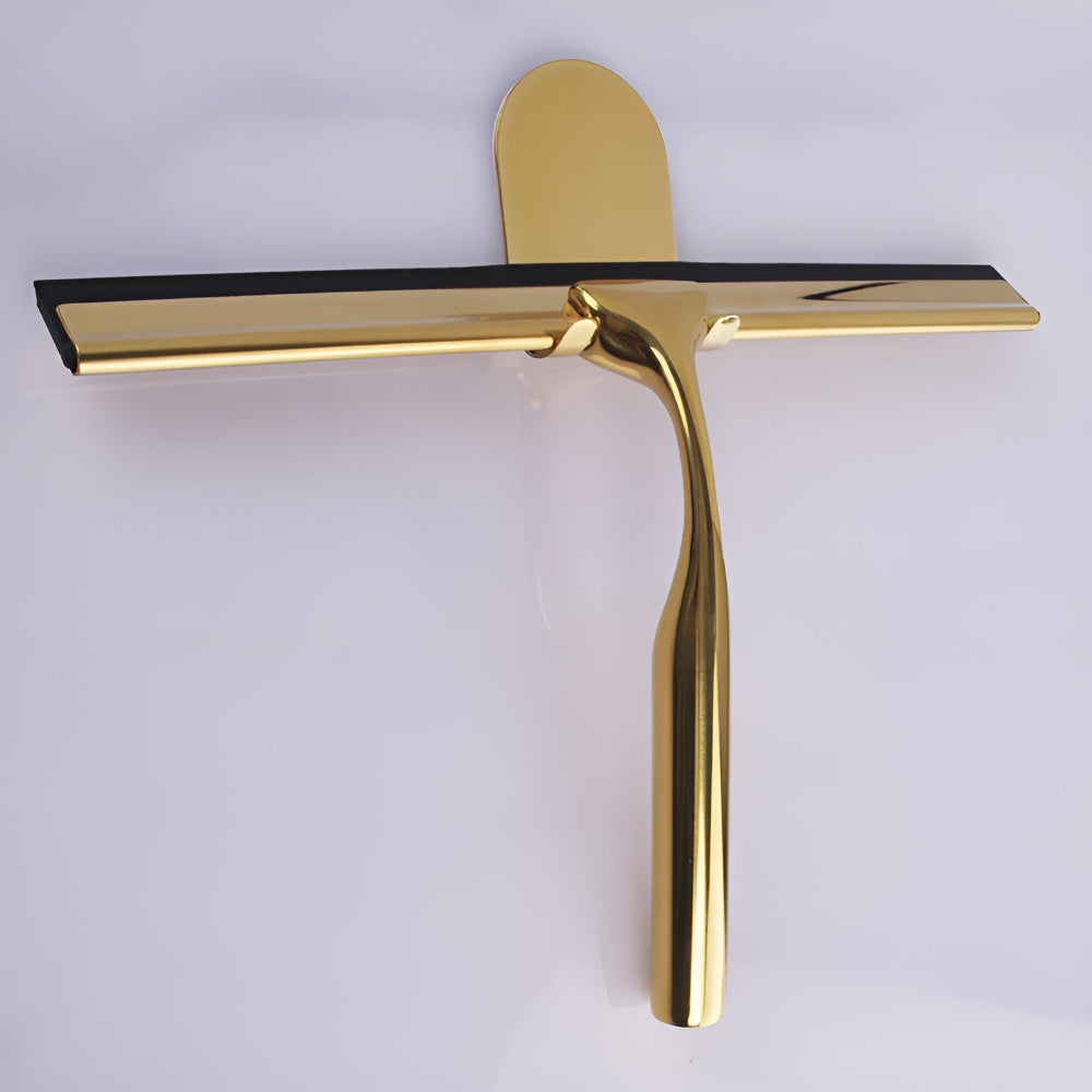 ClearSwipe™ - Edelstahl Abzieher - Gold Finish - Fenster und Duschabzieher