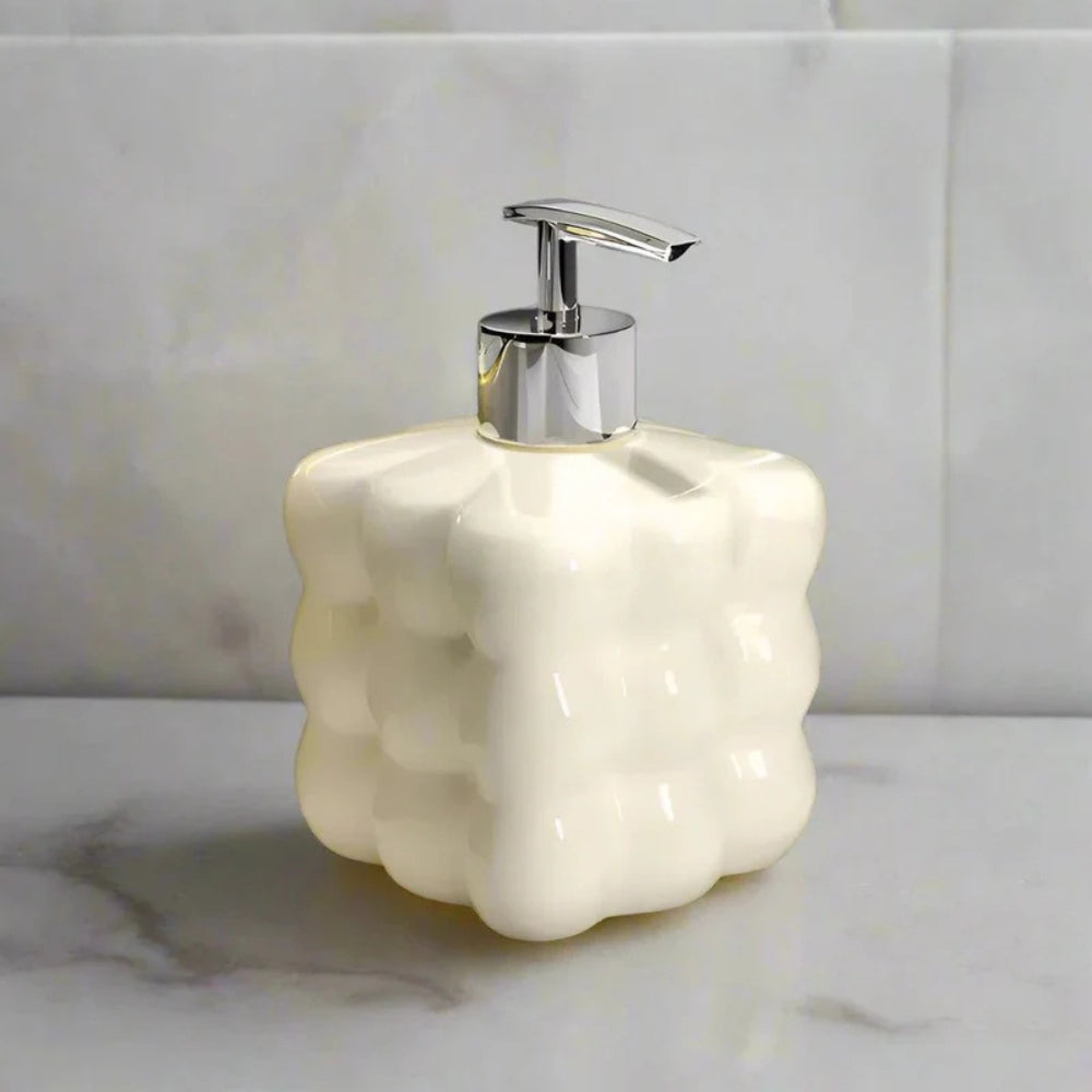 BubbleLuxe™ - Keramik Seifenspender - Bubble Design - Modernes Badezimmer Zubehör
