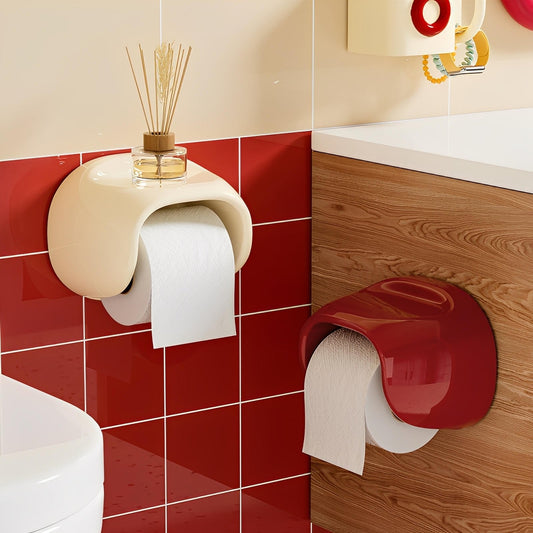 Aero Toilettenpapierhalter - Hochglänzend, Klebefix ohne Bohren 1