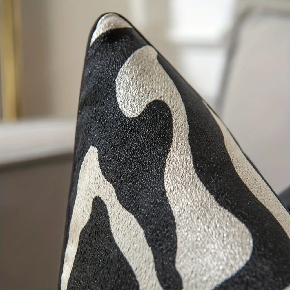 Auric Kissenbezug - Mikrofaser, Modernes Design mit Metallic-Print 8
