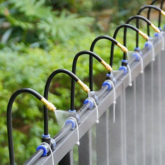 Breeze Bewässerungssystem Garten - 360° Sprühdüsen, Stromfrei, Werkzeugfrei 1