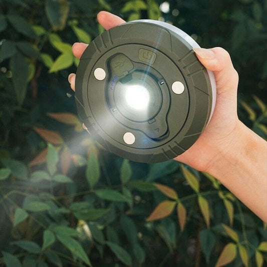 Calyra Campinglampe - 4-in-1 LED, RGB-Lichterkette, USB-Powerbank 1