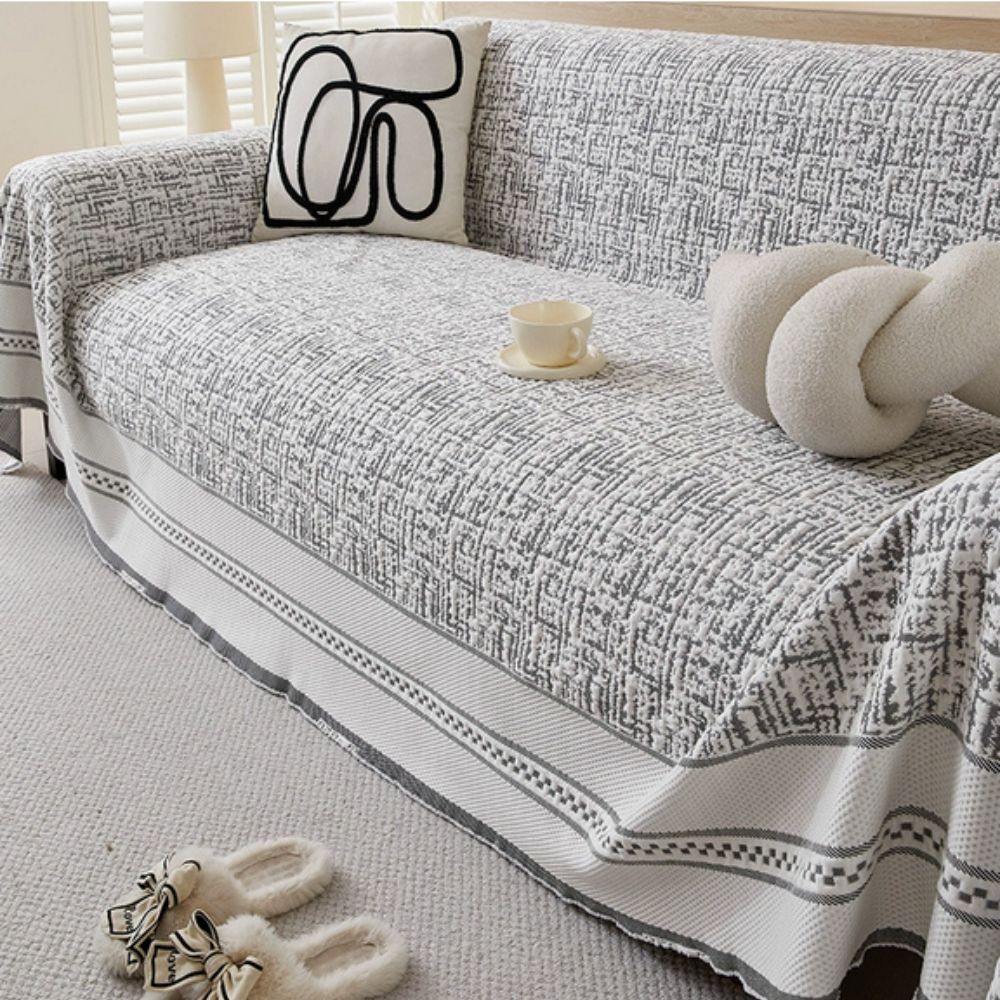 Crisol Sofaüberwurf - Hochwertiger Eisseidenstoff, Modernes Design 8