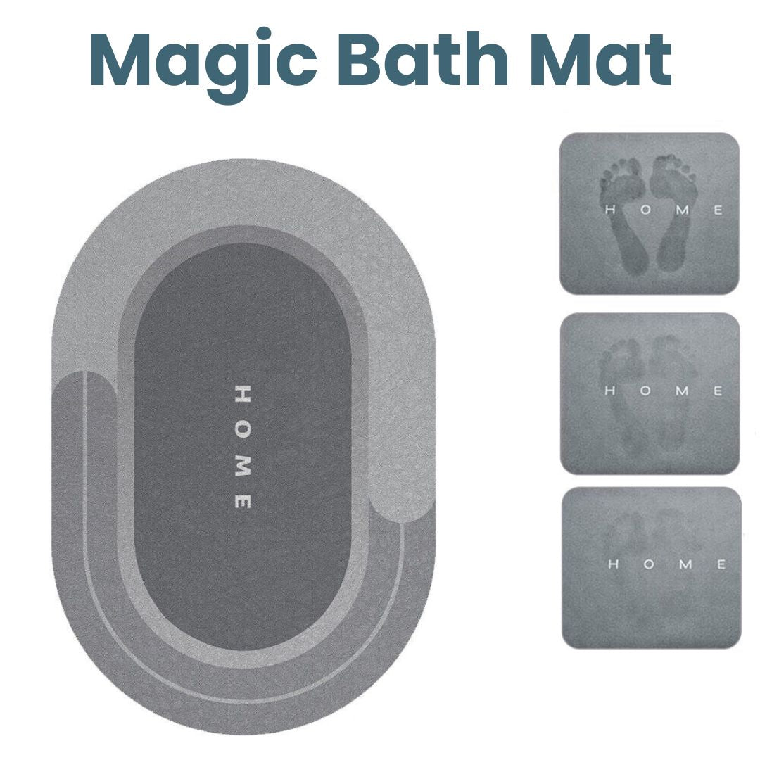 Magi Badematte - Superabsorbierend, Rutschfest für Badezimmerteppich 4