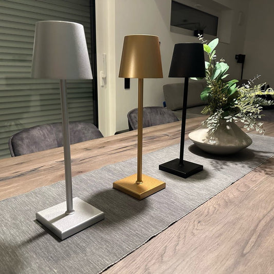 NordGlow™ - Kabellose Tischlampe - Skandinavisches Design - Wiederaufladbare LED Lampe