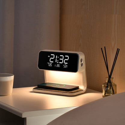 LumaCharge™ - 3-in-1 Nachttischlampe - Modern Stil - Multifunktionale Tischleuchte