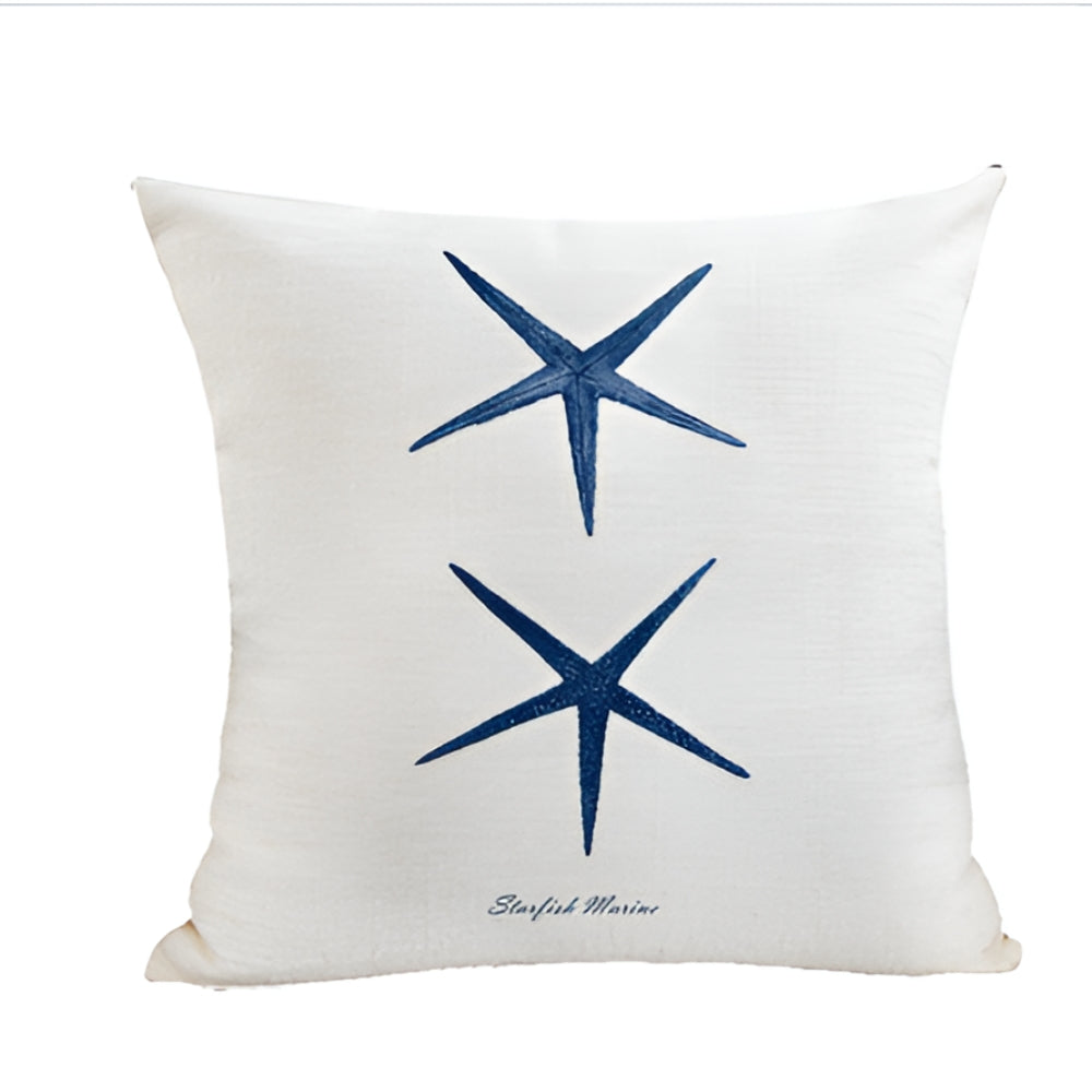 OceanTreasure™ - Kissenbezug Bestickt - Küsten Stil - Maritime Dekoration