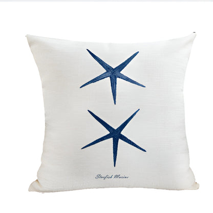 OceanTreasure™ - Kissenbezug Bestickt - Küsten Stil - Maritime Dekoration