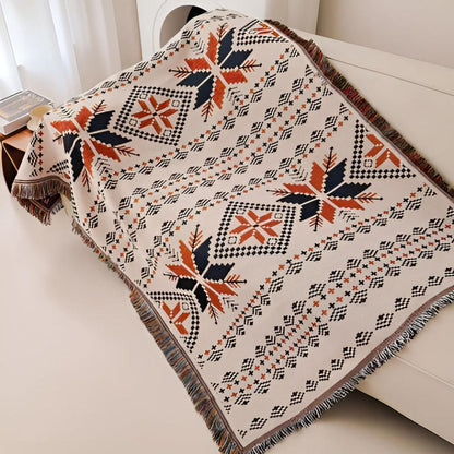 MoroccoLounge™ – Boho Picknickdecke Marokkanisches Muster Outdoor – Boho Picknick Decke