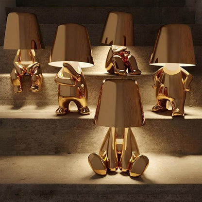 ThinkerGlow™ - Tischlampe Modern - Skulptur Stil - Dimmbares Licht