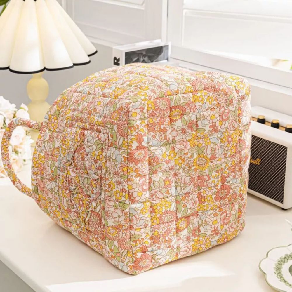 FloralNest™ - Aufbewahrungskorb Stoff - Floral Stil - Dekorative Organisation