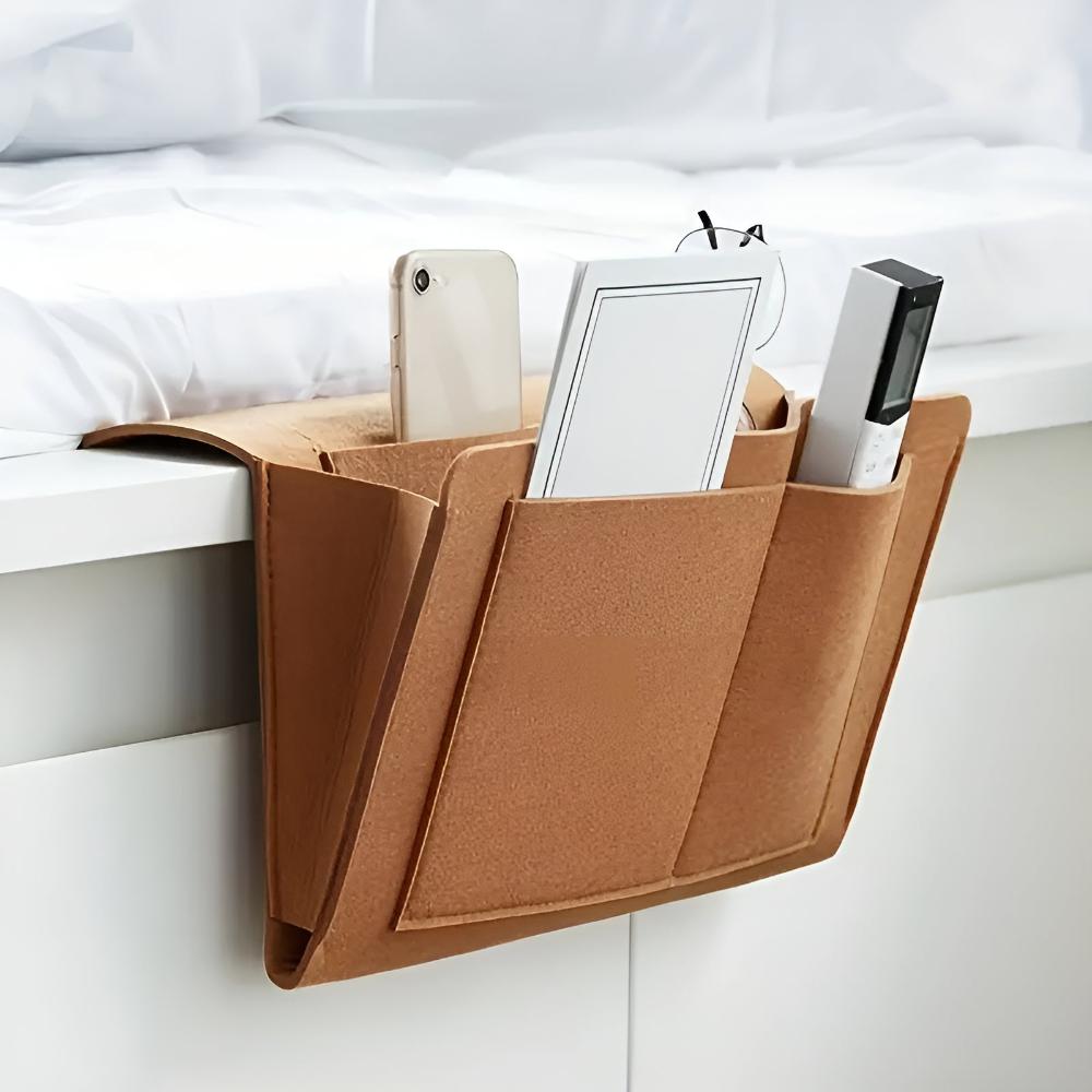 BedPocket™ - Bett Organizer Tasche - Minimalistischer Stil - Platzsparende Aufbewahrung