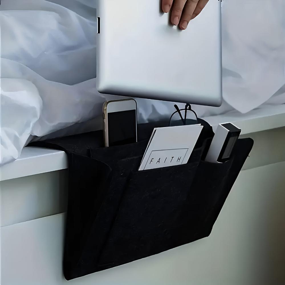BedPocket™ - Bett Organizer Tasche - Minimalistischer Stil - Platzsparende Aufbewahrung
