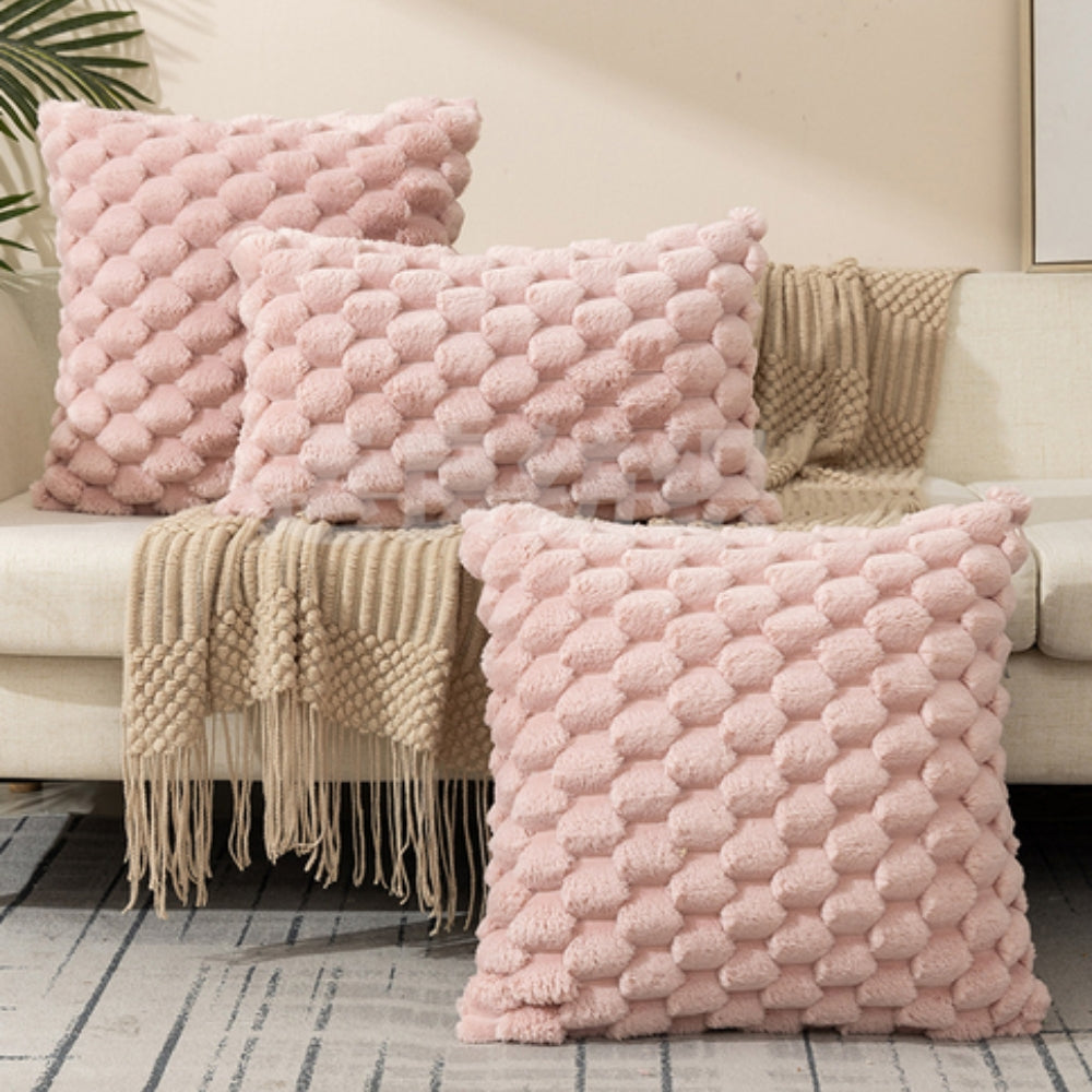 MarshmallowPlush™ - Kissenbezug Sofakissen - 3D Textur Stil - Weicher Komfort