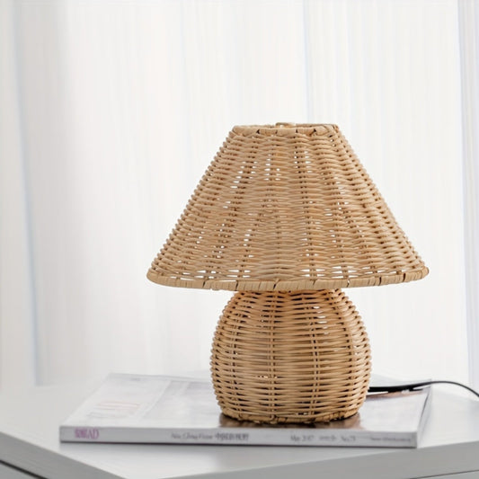 RattanGlow™ - Tischlampe Rattan - Boho Stil - Warmes Ambiente