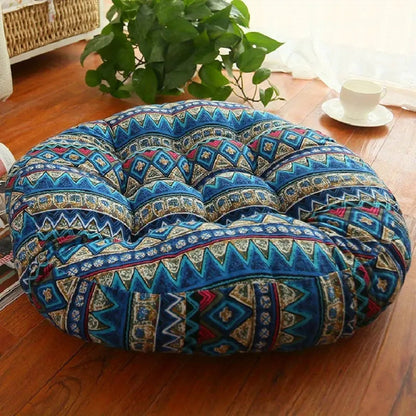 BohoRoundNest™ - Sitzkissen Rund - Boho Stil - Bequeme Bodensitzung
