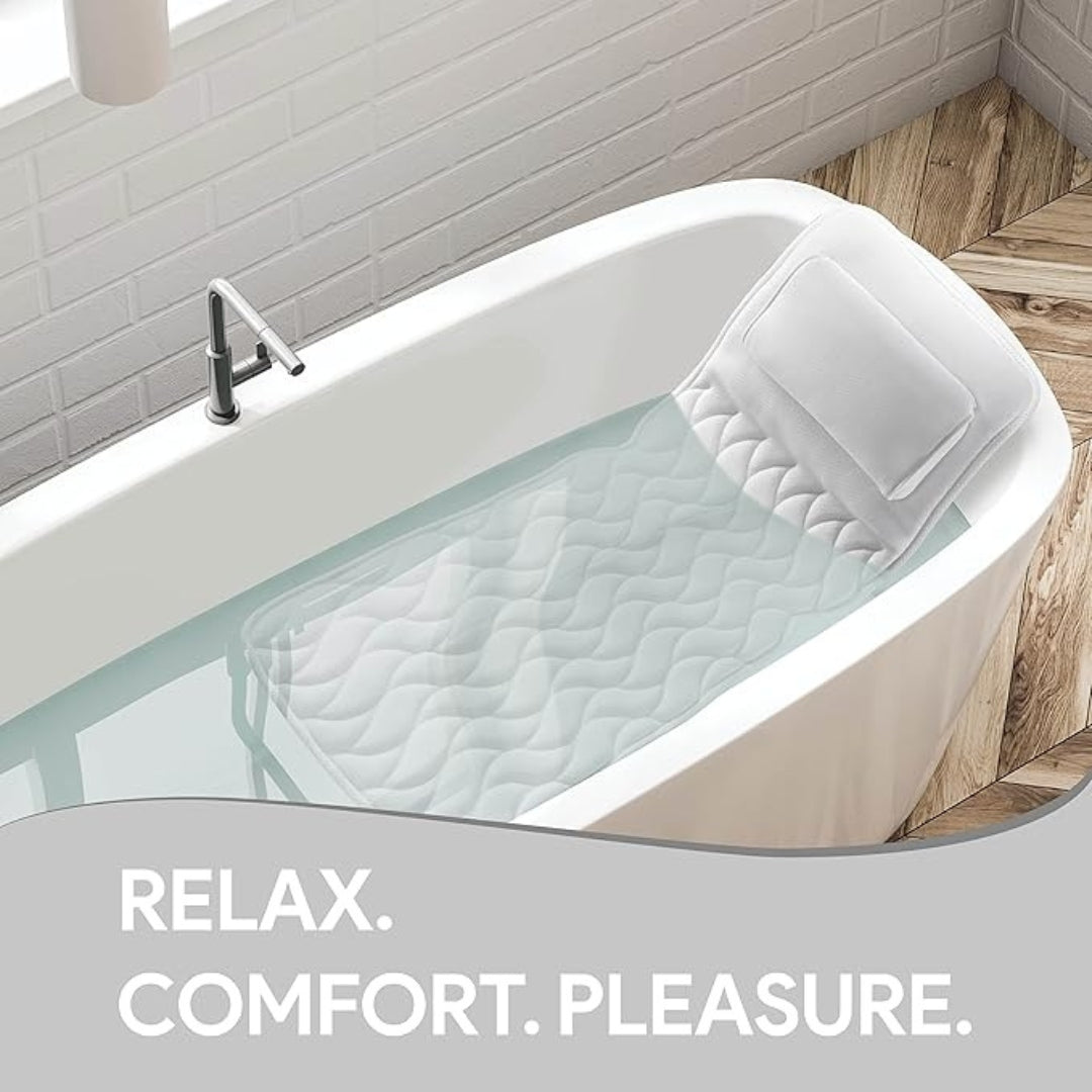 BathCloud™ - Badewannen Kissen - Ergonomisches Design - Komfort Badematte