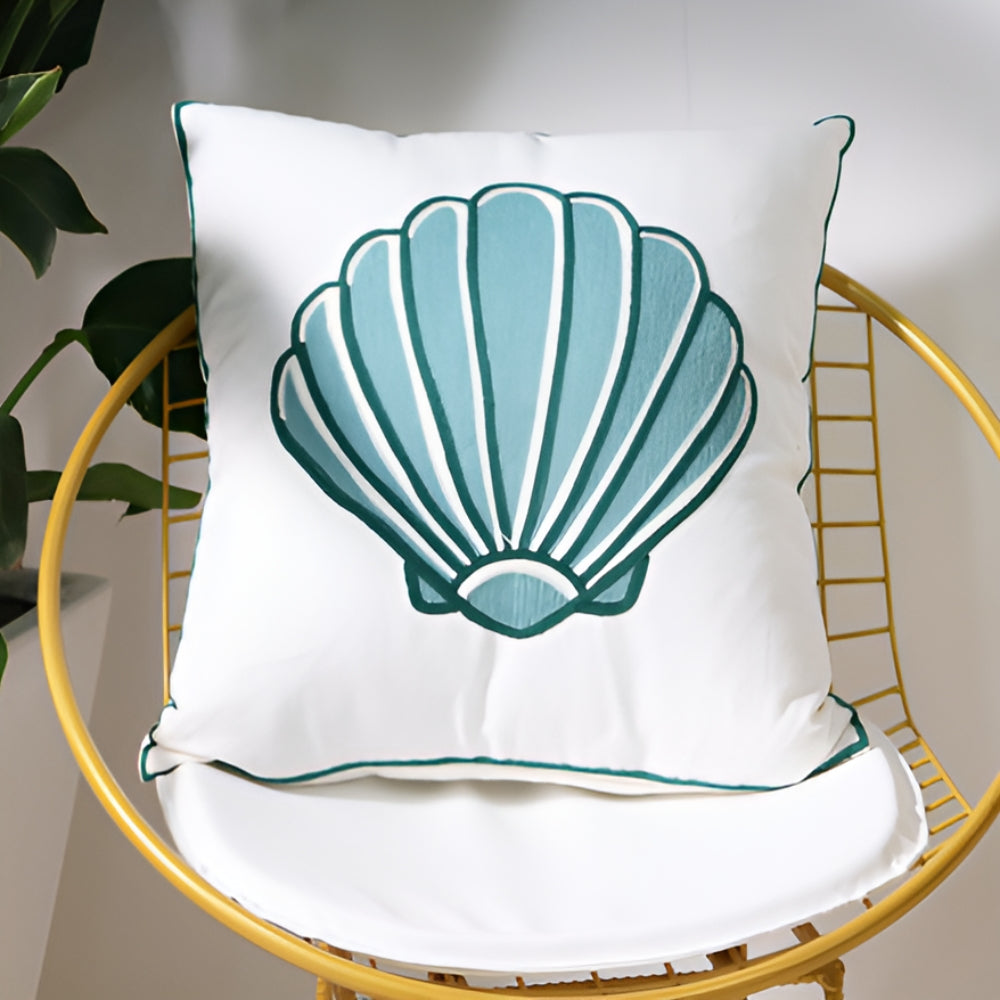 OceanTreasure™ - Kissenbezug Bestickt - Küsten Stil - Maritime Dekoration
