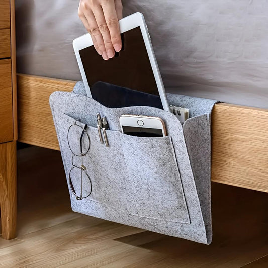 BedPocket™ - Bett Organizer Tasche - Minimalistischer Stil - Platzsparende Aufbewahrung