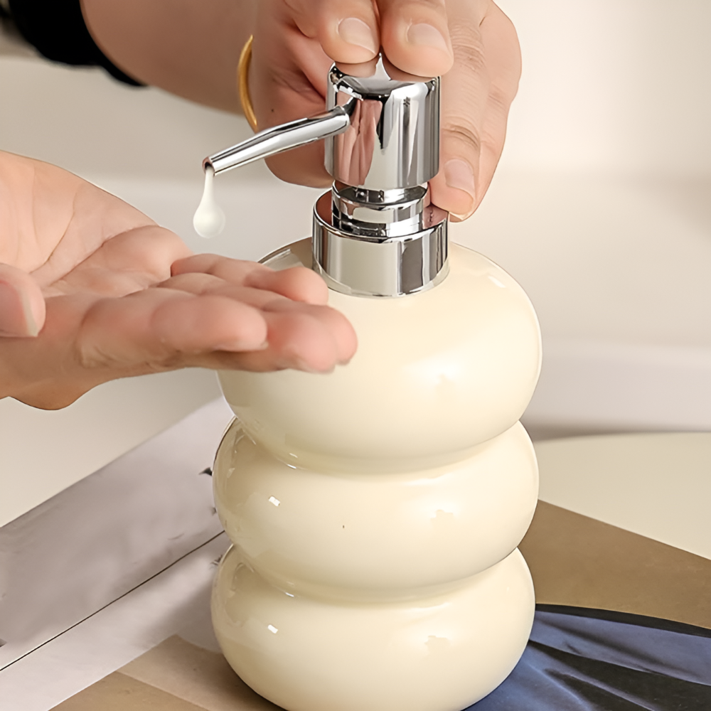 SphereFlow™ - Rund Seifenspender - Minimalistisches Design - Modernes Badezimmer Zubehör