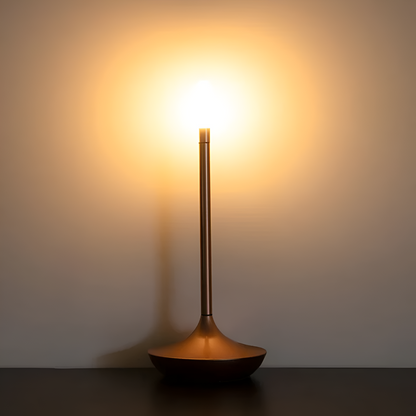CandleGlowPort™ - Tischlampe Kabellos - Minimalistischer Stil - Warmes Licht