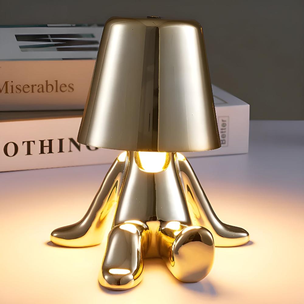 ThinkerGlow™ - Tischlampe Modern - Skulptur Stil - Dimmbares Licht