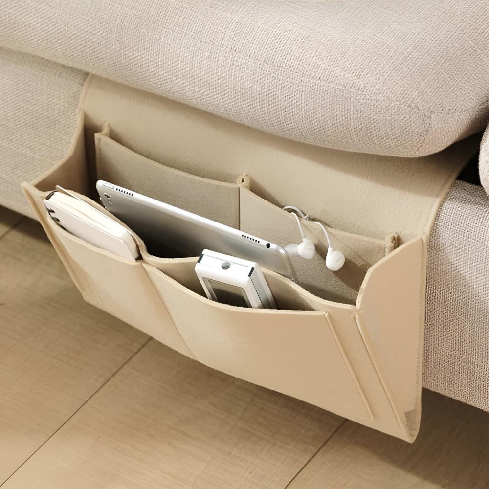 BedPocket™ - Bett Organizer Tasche - Minimalistischer Stil - Platzsparende Aufbewahrung