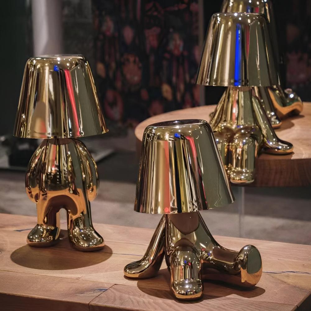 ThinkerGlow™ - Tischlampe Modern - Skulptur Stil - Dimmbares Licht