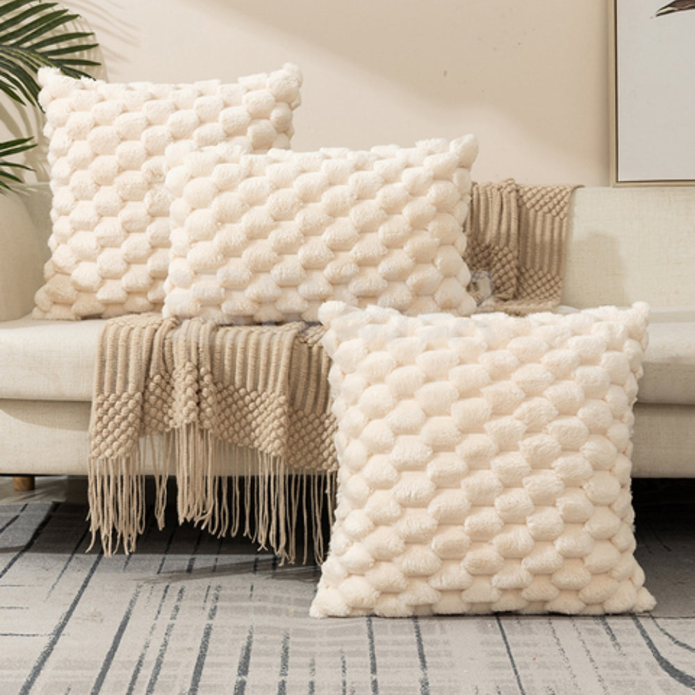 MarshmallowPlush™ - Kissenbezug Sofakissen - 3D Textur Stil - Weicher Komfort