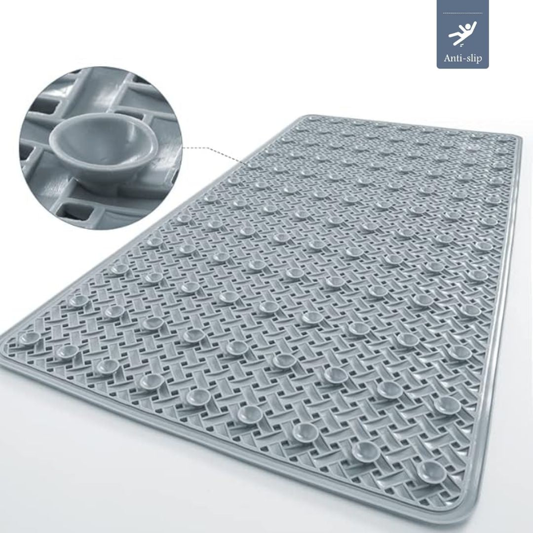 AquaShield™ - Badewannenmatte Antirutsch - Saugnapf Design - Sichere Badezimmermatte
