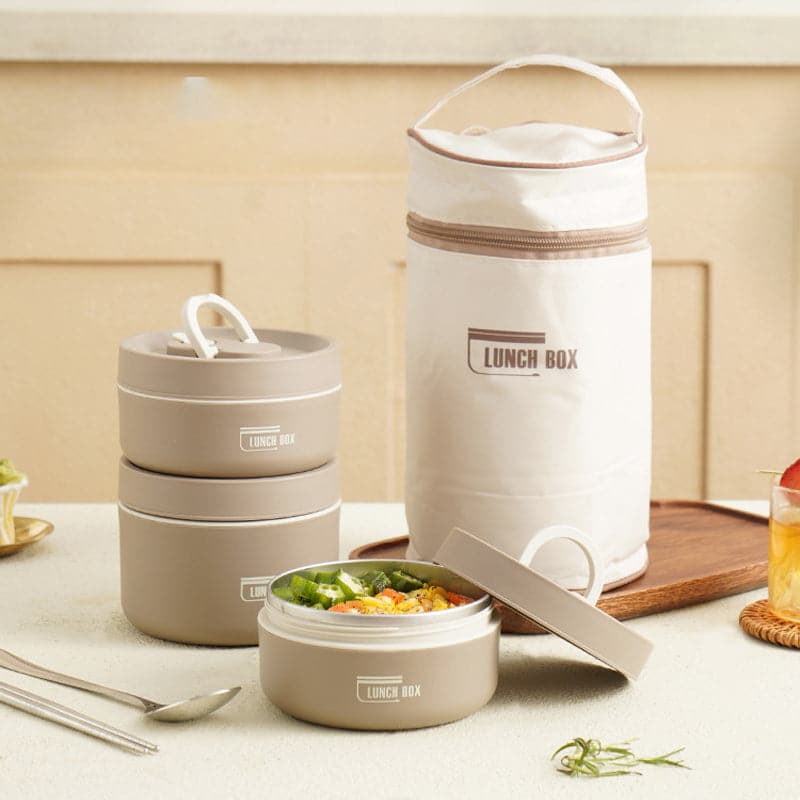 HeatLunch™ – Isolierte Edelstahl Lunchbox – Warmes Essen unterwegs
