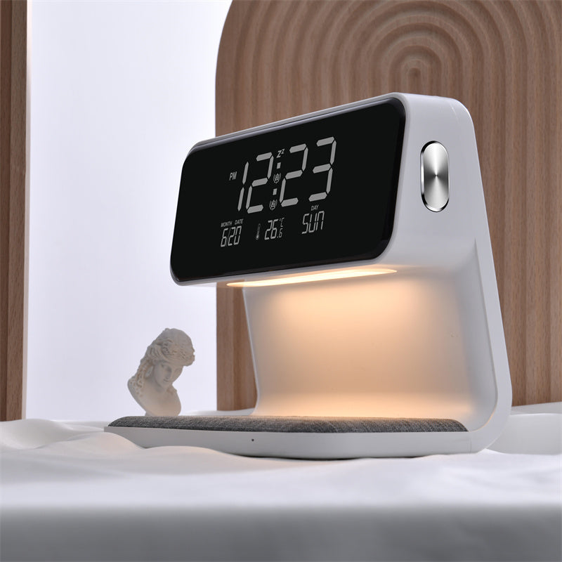 LumaCharge™ - 3-in-1 Nachttischlampe - Modern Stil - Multifunktionale Tischleuchte