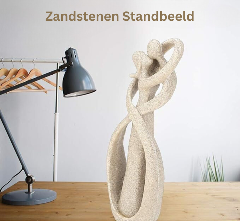 LoveEmbrace™ - Abstrakte Skulptur - Modernes Kunstdesign - Symbol der Liebe