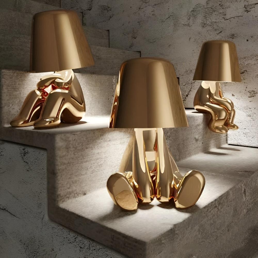 ThinkerGlow™ - Tischlampe Modern - Skulptur Stil - Dimmbares Licht