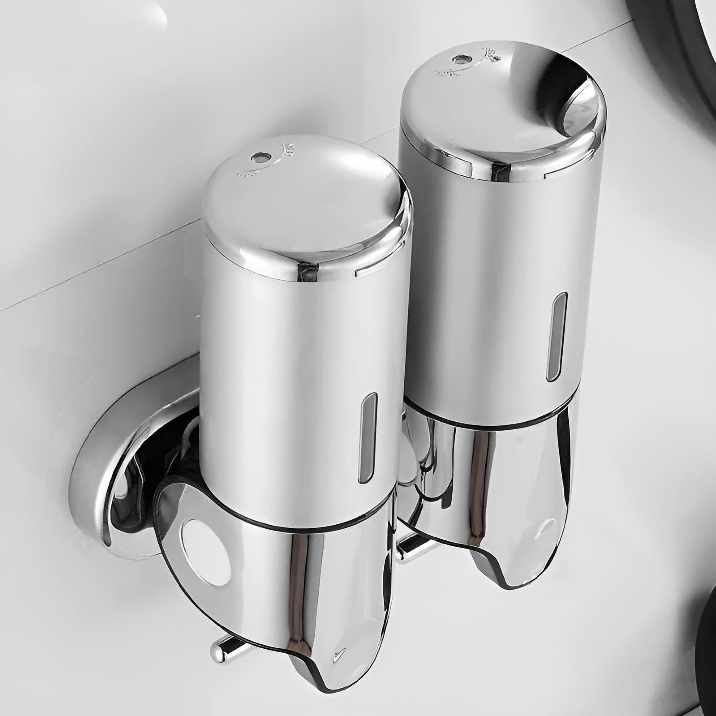 PureDose™ - Wand Seifenspender - Modernes Design - Eleganter Badspender