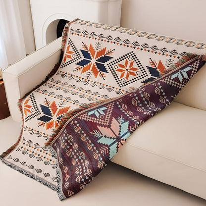 MoroccoLounge™ – Boho Picknickdecke Marokkanisches Muster Outdoor – Boho Picknick Decke