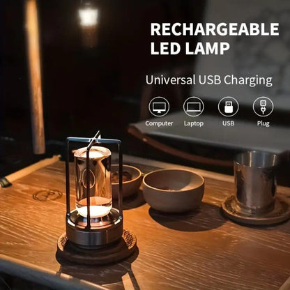 NordicCrystalGlow™ - Tischlampe Kabellos - Minimalistischer Stil - Touch Dimmbar