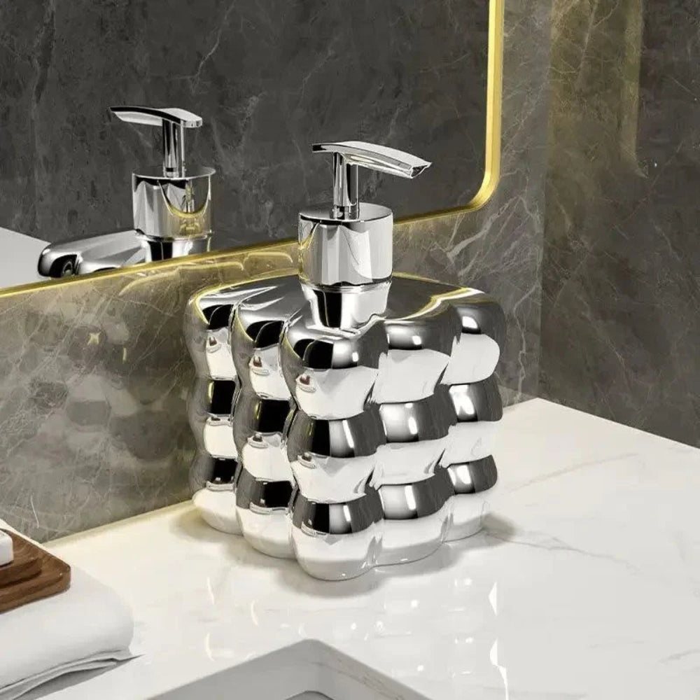BubbleLuxe™ - Keramik Seifenspender - Bubble Design - Modernes Badezimmer Zubehör