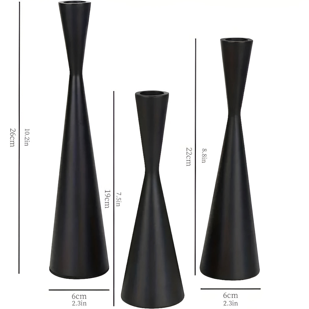 NordicGlow™ - Kerzenhalter Set - Nordic Stil - Elegante Tischdekoration