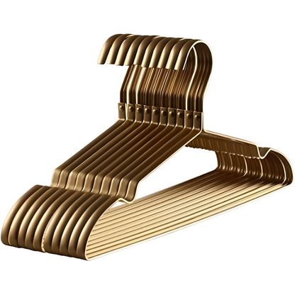 AluminiumHang™ - Aluminium Kleiderbügel Set - Moderner Stil - Rutschfester Halt