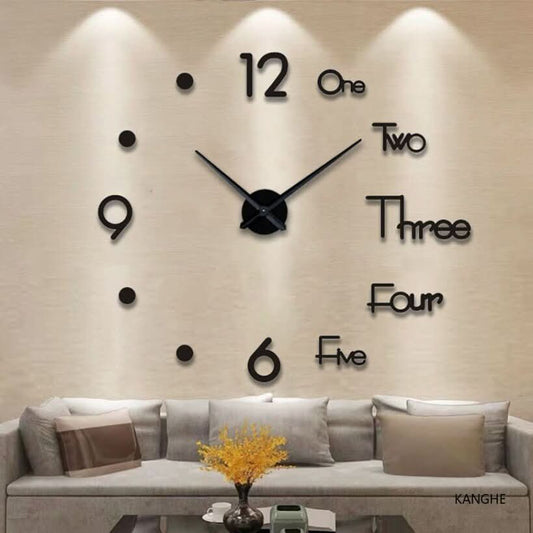 TimeVista™ - 3D Wanduhr Modern - Modern Stil - Elegante Wand Dekor Uhr