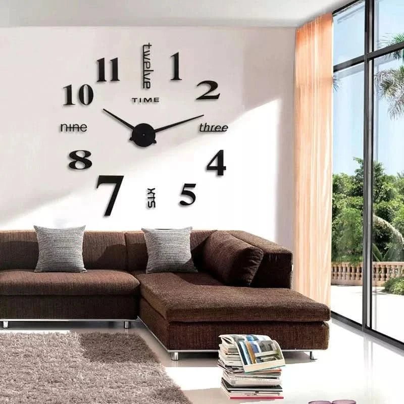 TimeVista™ - 3D Wanduhr Modern - Modern Stil - Elegante Wand Dekor Uhr