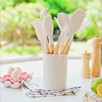 CookFlex™ - Silikon Küchenutensilien Set - Modern Stil - 12-teiliges Kochset