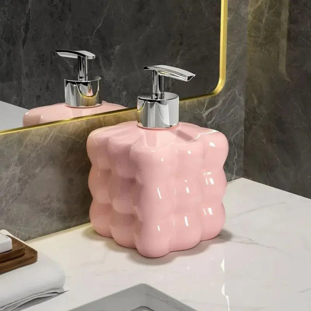 BubbleLuxe™ - Keramik Seifenspender - Bubble Design - Modernes Badezimmer Zubehör