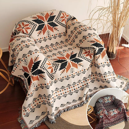 MoroccoLounge™ – Boho Picknickdecke Marokkanisches Muster Outdoor – Boho Picknick Decke