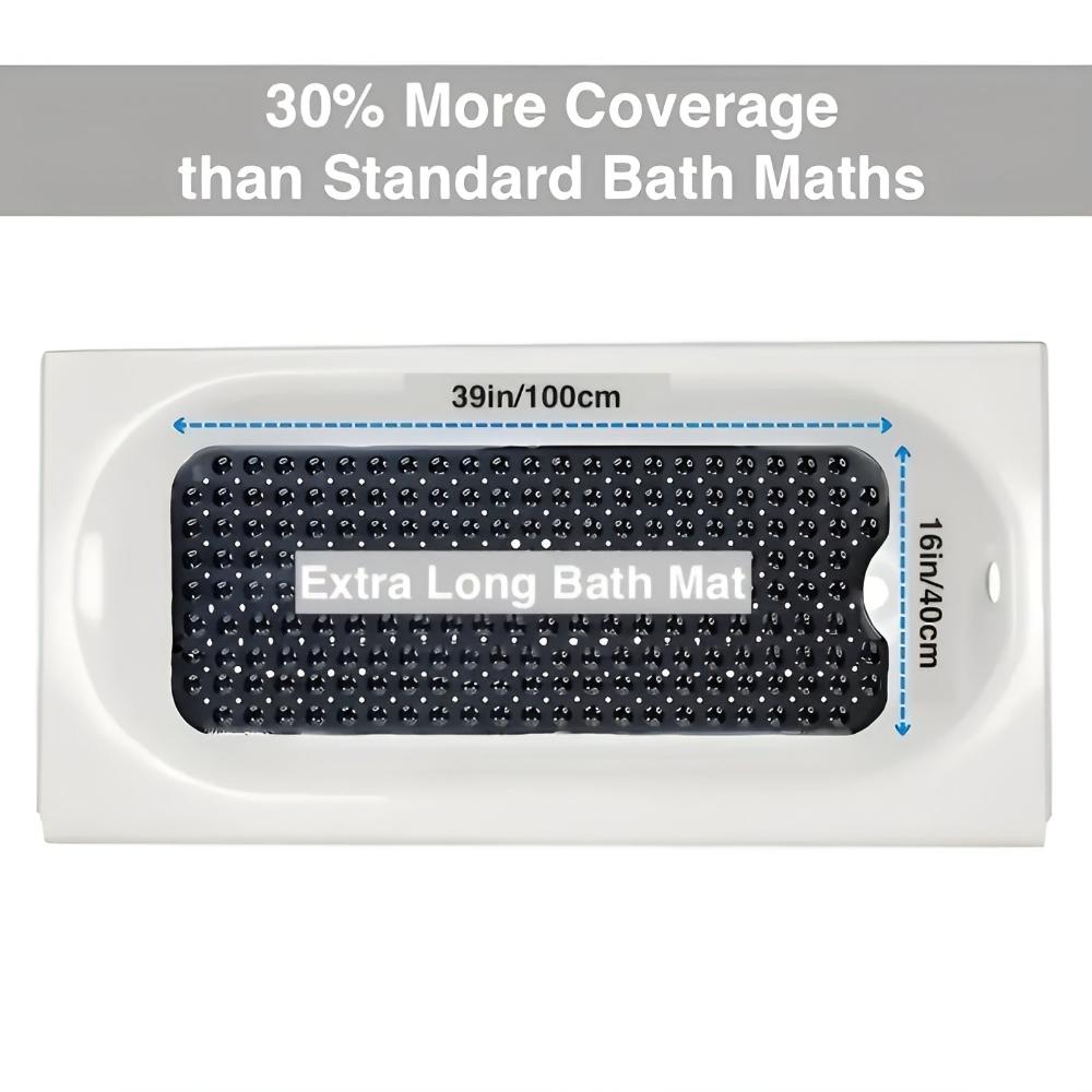 UltraGrip™ - Badewannenmatte Antirutsch - Modernes Sicherheitsdesign - 200 Saugnäpfe Halt