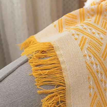 SunnyWeave™ – Outdoor Picknickdecke Baumwollmischung Geometrisches Muster – Outdoor Picknick Decke