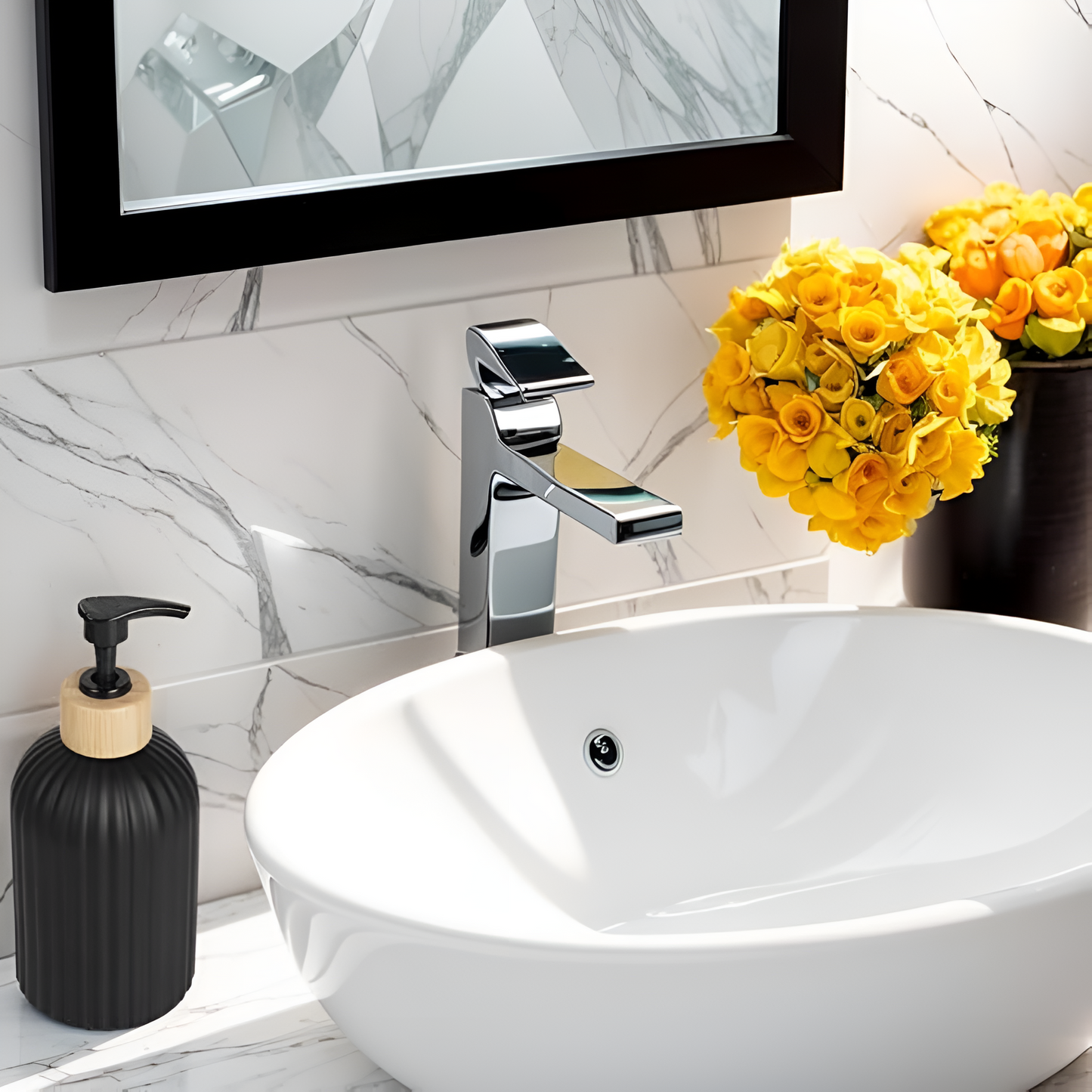 BambooFlow™ - Seifenspender mit Bambus - Modernes Design - Badezimmer Zubehör
