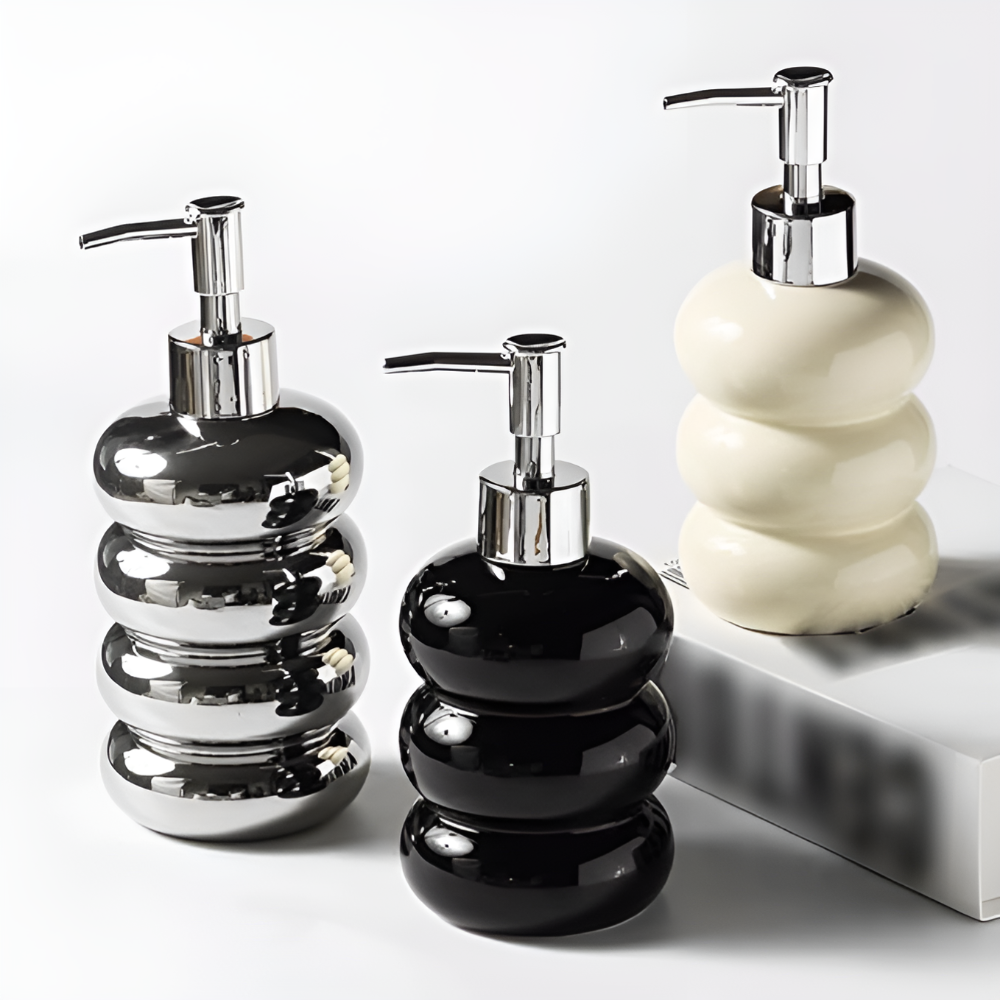SphereFlow™ - Rund Seifenspender - Minimalistisches Design - Modernes Badezimmer Zubehör