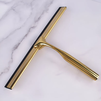 ClearSwipe™ - Edelstahl Abzieher - Gold Finish - Fenster und Duschabzieher
